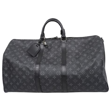 louis vuitton keepall 55 black replica|louis vuitton 55 carry on.